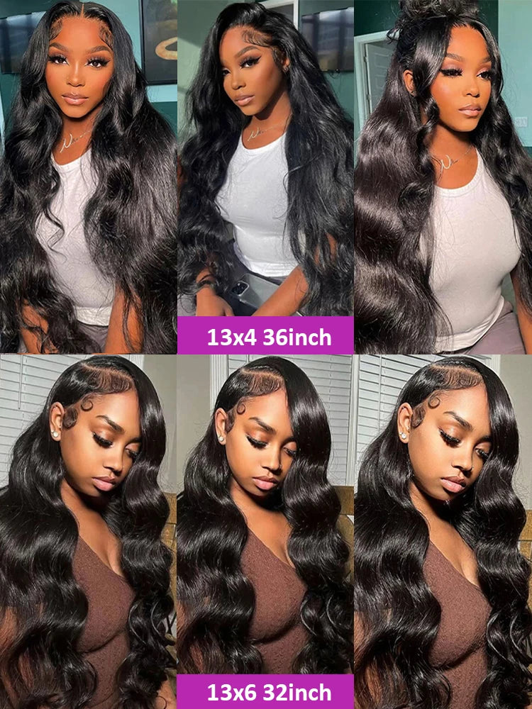 Glueless Wig Human Hair Ready To Wear Body Wave 13x4 Lace Front 5x5 6x4 Closure Wig Preplucked Melt Skins Pre Bleached Knots