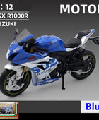 1:12 Suzuki GSX-R1000R Alloy Racing Motorcycle Model Diecast GSX Blue Retail box - IHavePaws