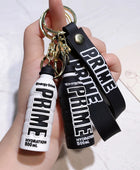 Cute Prime Drink Keychain Fashion Bottle Key Chains for Car Key Bag Pendant Women Men Party Favors Keyring Gifts Wholesale - ihavepaws.com