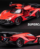 New 1:24 Apollo Intensa Emozione IE Alloy Sports Car Model Diecast Metal Racing Car Vehicles Model Sound and Light Kids Toy Gift - IHavePaws