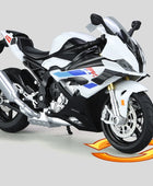 1/12 2013 S1000RR M Version Alloy Racing Motorcycle Diecast Metal Street Sports Motorcycle Model Sound Light Childrens Toys Gift