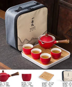 Handmade Tea Ceremony Exquisite Stone Grinding Shape Tea Set 01 - IHavePaws
