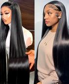 Straight 13x4 13x6 Lace Front Human Hair Wigs Brazilian Bone Straight Lace Frontal Wigs With Baby Hair PrePlucked Wig Remy Hair