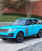 1/24 Range Rover Sports SUV Alloy Car Model Diecasts Metal Toy Off-road Vehicles Car Model Simulation Sound and Light Kids Gifts Blue - IHavePaws