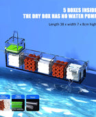 Acrylic Fish Tank Filter Dry and Wet Separation 3 in 1 5 and 1 boxes - IHavePaws