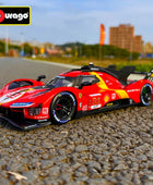 1:24 Ferrari 499P 2023 Endurance Race Alloy Track Racing Car Model Diecast Metal Sports  Car Vehicles Model Simulation Kids Gift