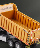 New 1/50 City Heavy Tipper Truck Model Diecasts Metal Slag Coal Mine Transport Vehicles Car Model Sound and Light Kids Toys Gift - IHavePaws