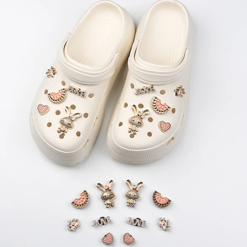 Rabbit Design Shoe Charms for Crocs DIY Garden Shoe Set Accessories Decoration Buckle for Croc Shoe Charm Kids Party Girls - IHavePaws