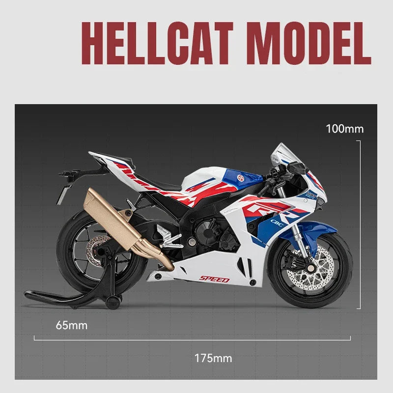 New 1/12 Honda CBR1000RR Alloy Die Cast Motorcycle Model Toy Car Collection Autobike Shork-Absorber Off Road Autocycle Toy Gift