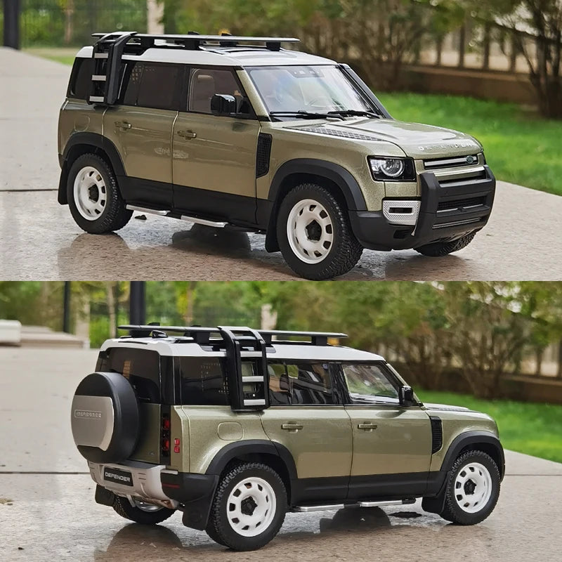 AR Almost Real 1:18 2020 Land Rover Defender 90 Defender 110 off-road car model gift collection 810703 Defender 110 green - IHavePaws