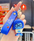3D Anime Figures Doll Brain Agent Team INSIDE OUT Cartoon Keychain Car Keychain Ring Pendant Animation Action Figure Small Gift style 1 / CHINA - ihavepaws.com