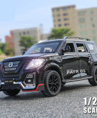 1:24 Nissan Patrol Alloy Car Model Diecast Toy Modified Off-road Vehicles Model Simulation Sound Light Collection Childrens Gift - IHavePaws