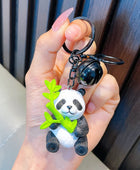 Chinese Giant Panda Keychain Pendant Cartoon Panda Decoration Toy Luggage Accessories Creative Car Key Ring Children's Day Gift 03 - ihavepaws.com