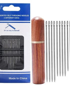 12PCS Side Holes Blind Needles Sewing Stainless Steel Style C - IHavePaws
