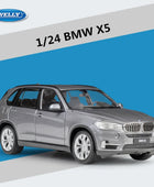 WELLY 1:24 BMW X5 SUV Alloy Car Model Diecast Metal Toy Off-road Vehicles Car Model Collection High Simulation Children Toy Gift Gray - IHavePaws