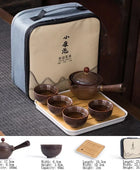 Handmade Tea Ceremony Exquisite Stone Grinding Shape Tea Set 08 - IHavePaws