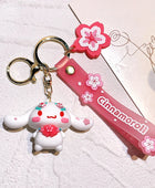 Sanrio Hello Kitty Keychain Cute Cartoon Melody Kuromi Cinnamoroll Doll Pendant Decoration Keyring Jewelry Girl&Child Gifts Toy KTM 11 - ihavepaws.com