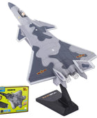 NEW Chengdu J-20 Alloy Stealth Fighter Aircraft Airplane Model Simulation Metal Fighter Battle Plane Model Sound Light Kids Gift Gray - IHavePaws