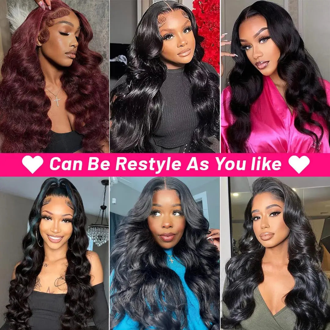 Body Wave 180% 6x4 5x5 Wear And Go Glueless Wig Human Hair Transparent Ready To Wear Lace Closure Wigs For Black Women On Sale