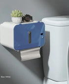 Induction Toilet Paper Holder Shelf Automatic Paper Out Blue - IHavePaws