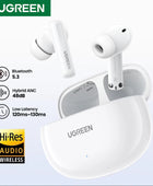 UGREEN HiTune T6 ANC TWS Wireless Earbuds Active Noise Cancellation Hi-Res LDAC Bluetooth 5.3 Earphones for iPhone 15 Pro - IHavePaws