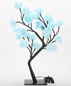 Rose Tree Lamp - Transform Your Home into a Haven of Romance Blue rose - IHavePaws