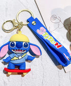 Anime Funny Stitch Keychain Cute Keychain PVC Pendant Men's and Women's Backpack Car Keychain Jewelry Accessories 41 - ihavepaws.com