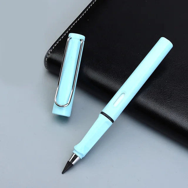 New Technology Colorful Unlimited Writing Pencil Eternal No Ink Pen Magic Pencils Painting Supplies Novelty Gifts Stationery 1pcs light blue - ihavepaws.com