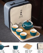 Handmade Tea Ceremony Exquisite Stone Grinding Shape Tea Set 02 - IHavePaws