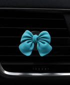 1pc Bow-knot Car Air Vent Freshener Perfume Clip Woman Car Art Air Conditioning Clip Car Interior Decoration Accessories Blue - IHavePaws