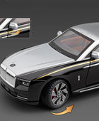 1:24 Rolls Royce Spectre Alloy New Energy Car Model Diecasts Metal Luxy Car Vehicles Model Simulation Sound Light Kids Toys Gift