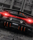 1/24 Lamborghini Aventador SVJ 63 Alloy Racing Car Model Diecast Metal Toy Sports Car Model Sound and Light Simulation Kids Gift - IHavePaws