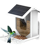 Outdoor Solar Smart Bird Feeder WIFI APP Wireless Night Vision Bird Camera with Solar Panel - ihavepaws.com