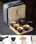 Handmade Tea Ceremony Exquisite Stone Grinding Shape Tea Set 09 - IHavePaws