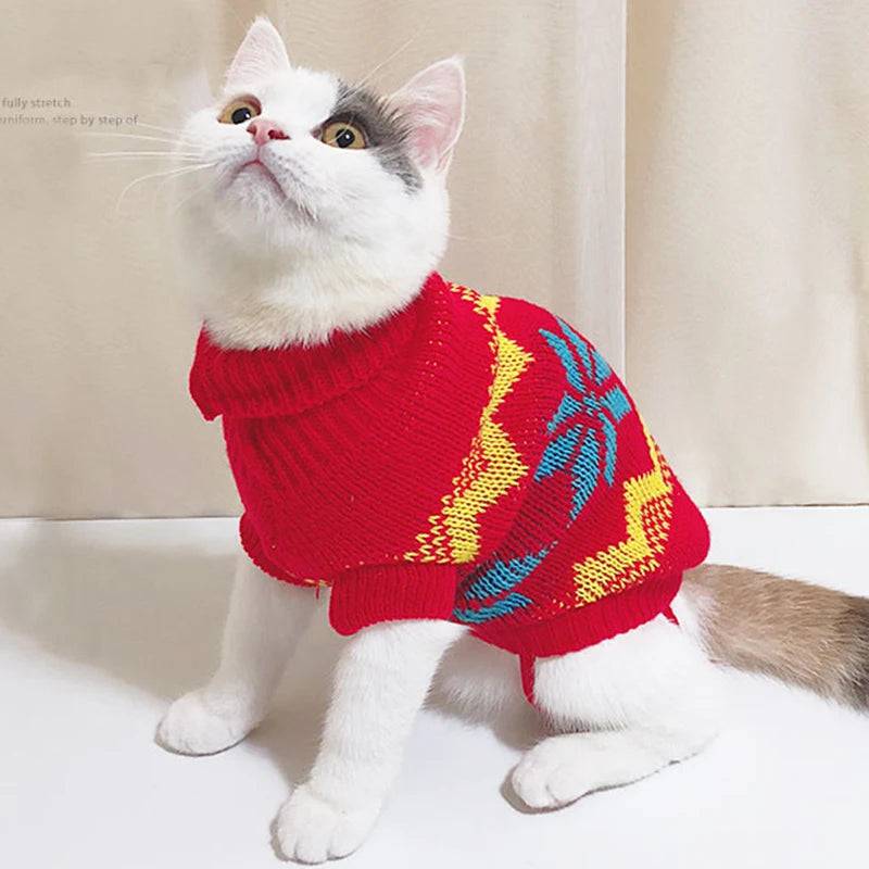Adorable Cat Sweater: Cozy Winter Style for Your Feline Friend - IHavePaws