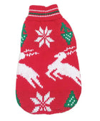 Adorable Cat Sweater: Cozy Winter Style for Your Feline Friend Red Two Deers / 6 - IHavePaws