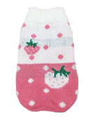 Adorable Cat Sweater: Cozy Winter Style for Your Feline Friend Pink Strawberry / 6 - IHavePaws