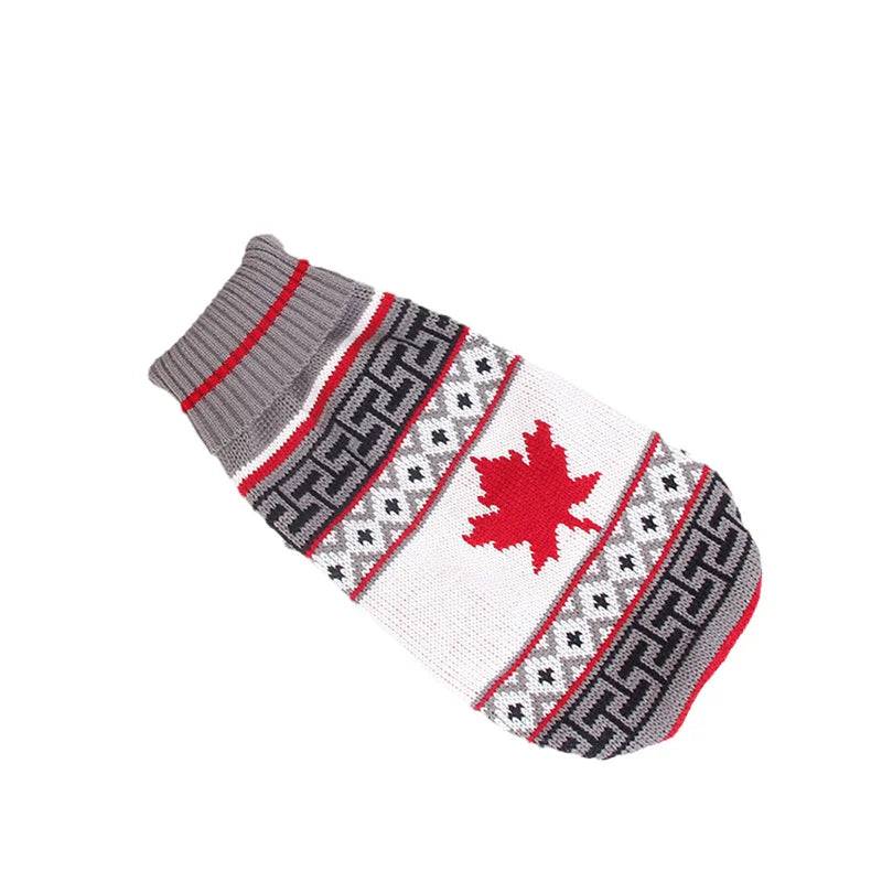 Adorable Cat Sweater: Cozy Winter Style for Your Feline Friend Canadian Flag / 6 - IHavePaws
