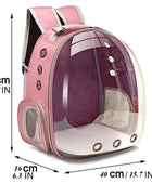 Cat Pet Carrier Backpack Transparent Capsule - IHavePaws