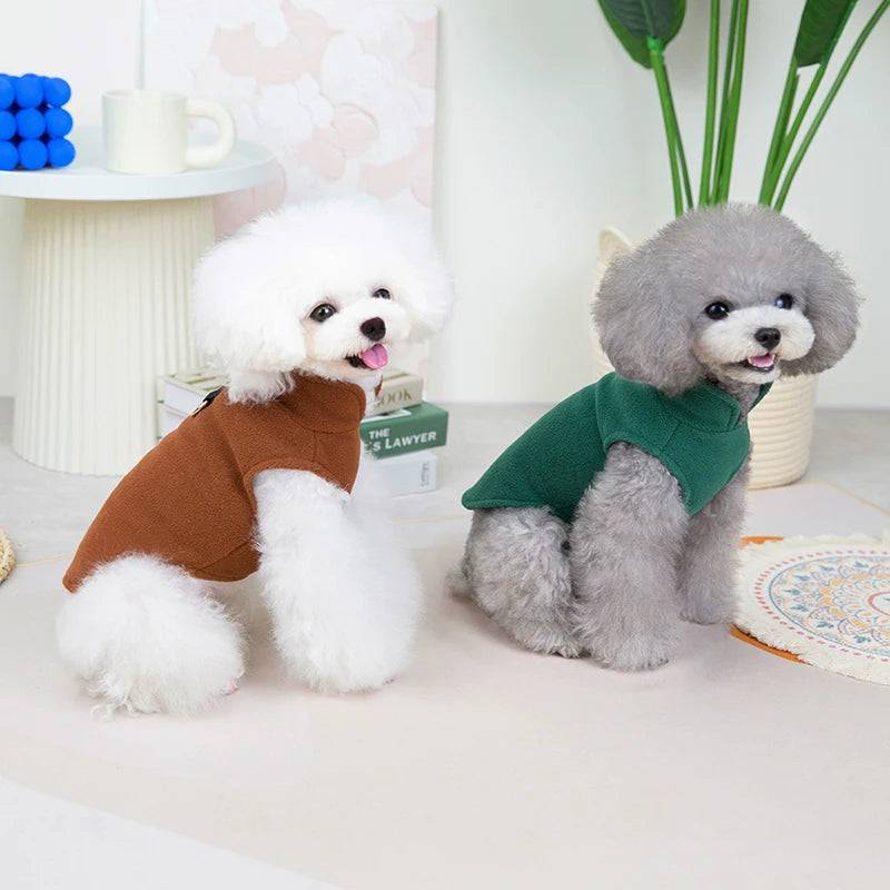 Couture Canine Elegance: Autumn-Winter Fleece Sweater Collection for Small Breeds - IHavePaws