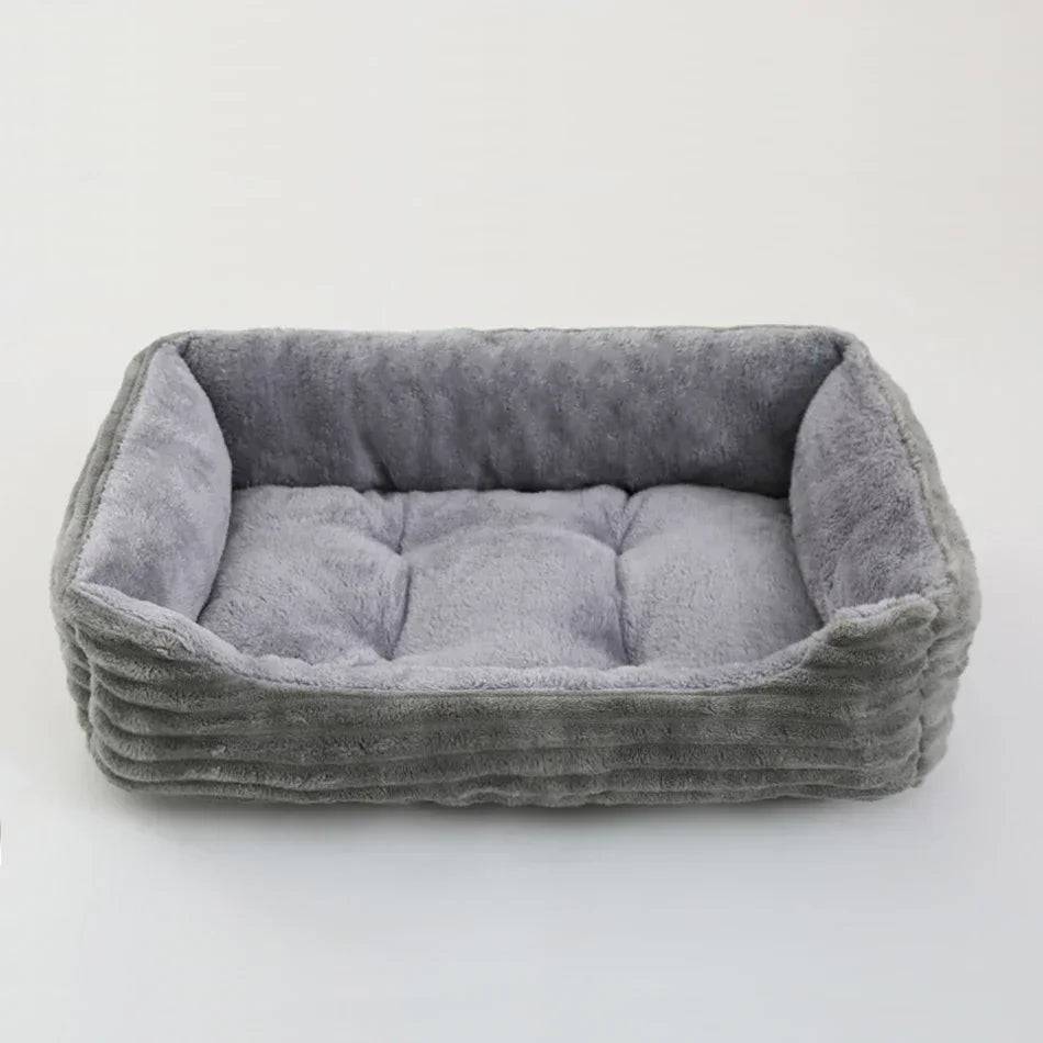 Square Plush Kennel: The Perfect Bed for Your Pet cat dog bed 04 / XS(43X34X12CM) - IHavePaws