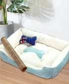 Square Plush Kennel: The Perfect Bed for Your Pet cat dog bed 06 / XS(43X34X12CM) - IHavePaws