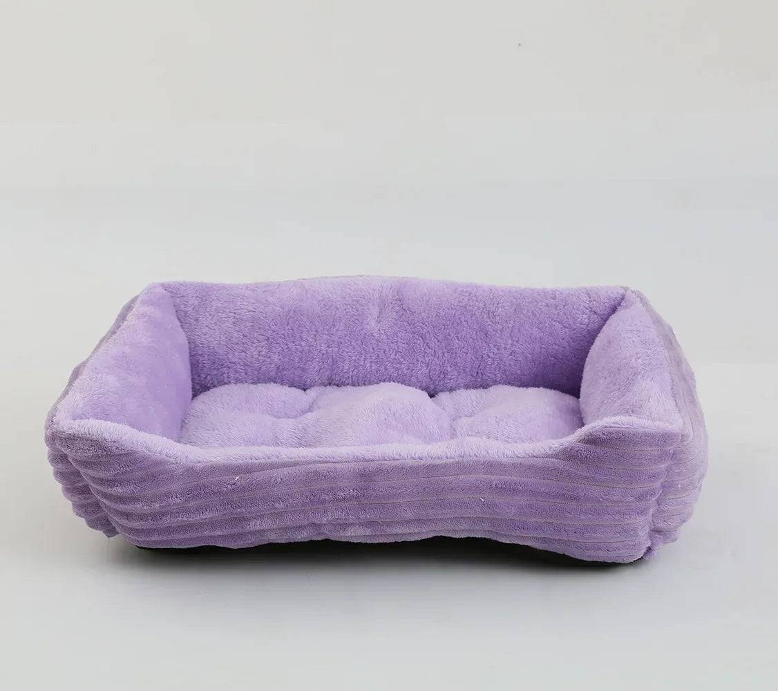 Square Plush Kennel: The Perfect Bed for Your Pet cat dog bed 13 / XS(43X34X12CM) - IHavePaws