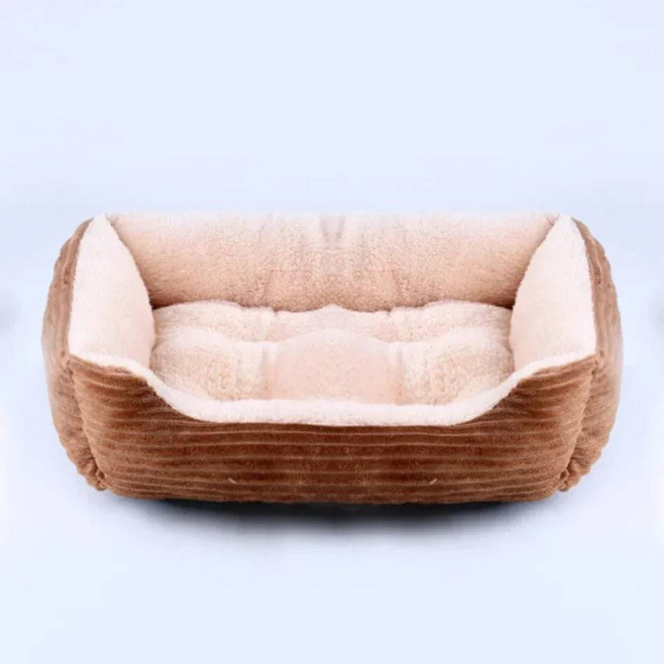 Square Plush Kennel: The Perfect Bed for Your Pet cat dog bed 01 / XS(43X34X12CM) - IHavePaws