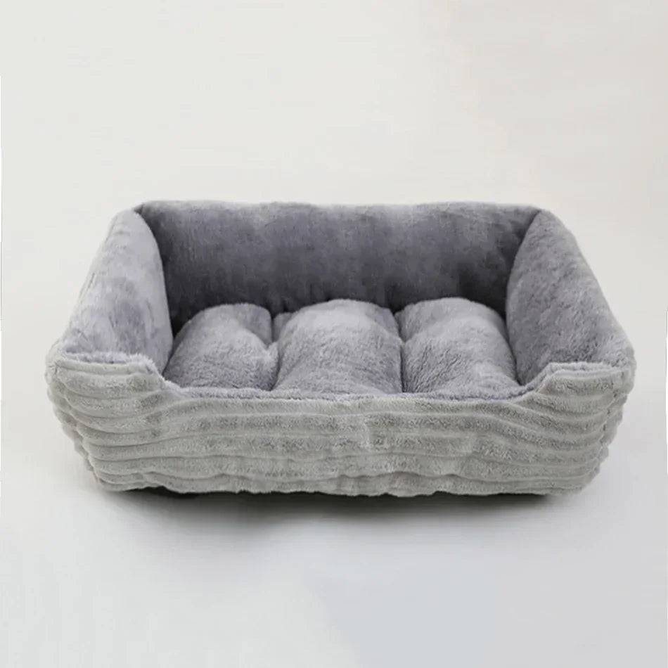 Square Plush Kennel: The Perfect Bed for Your Pet cat dog bed 05 / XS(43X34X12CM) - IHavePaws