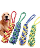 Dog toy for cleaning Teeth carrot, knot rope, ball, cotton rope, dumbbell puppy - IHavePaws