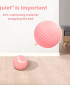Electric smart cat ball toy – automatic rolling and interactive for training and Indoor playtime Smart Ball Pink - IHavePaws