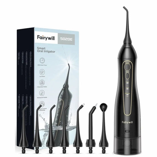 Fairywill Water Flosser 5020E: Effortless Deep Clean for a Sparkling Smile - IHavePaws