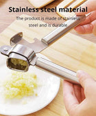 FlavorForge Stainless Steel Garlic Press - IHavePaws