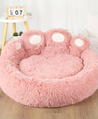 Fluffy Dog Bed: The Perfect Place for Your Furry Friend to Relax Pink / 50cm - IHavePaws